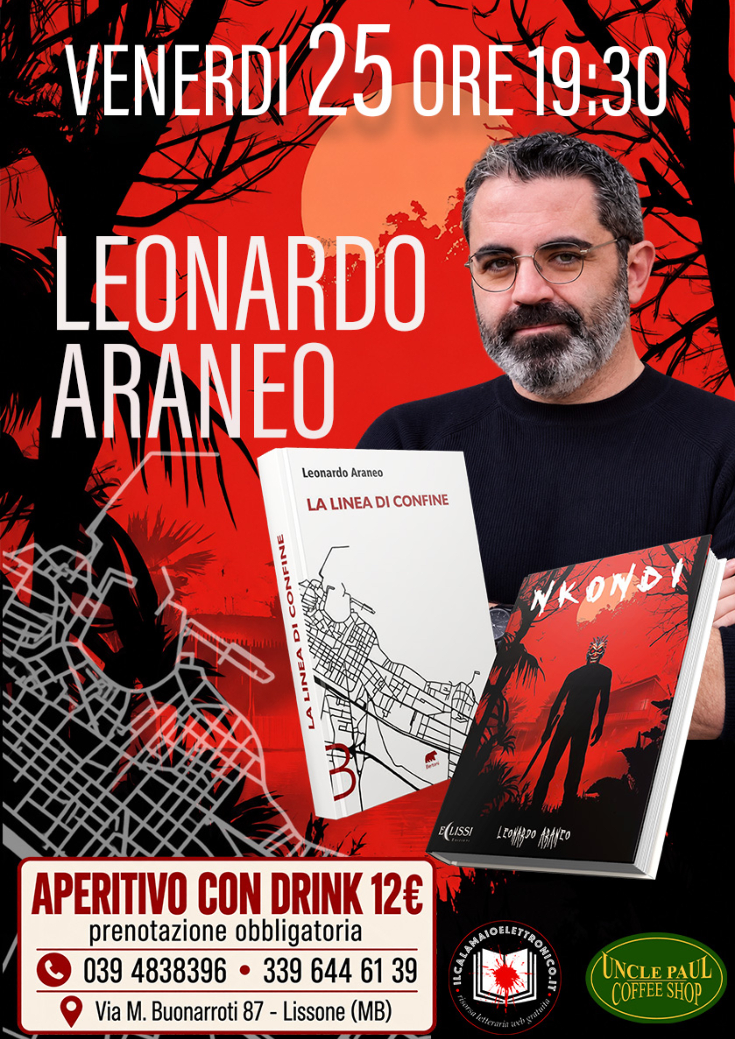 Locandina di Leonardo Araneo; clicca per aprire il PDF